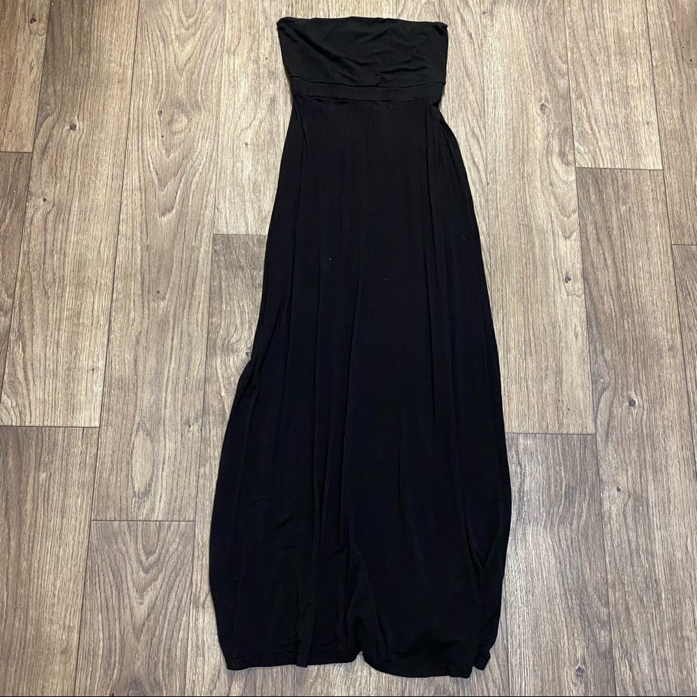 BLACK COTTON MAXI, SIZE S